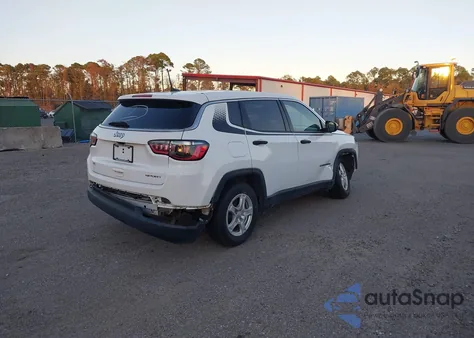 2022 Jeep Compass Sport Fwd из США, поврежденный, VIN 3C4NJCAB0NT189408